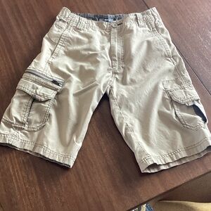 Kids tan REI Cargo Shorts